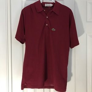 Lacoste Red Short Sleeve Polo